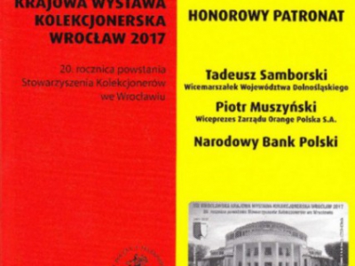 XIX Wrocławska Krajowa Wystawa Kolekcjonerska – Wrocław 2017.